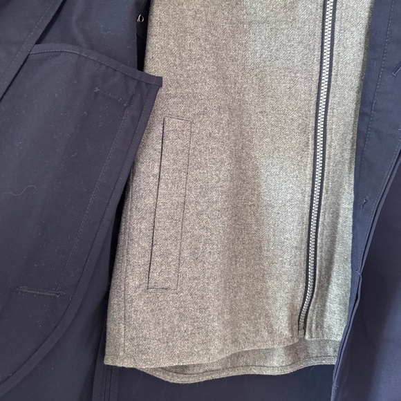 Armoire D’Homme Mens 2 in 1 Coat & Jacket - Dark Navy, 46 EU / 36 US - Picture 5 of 16